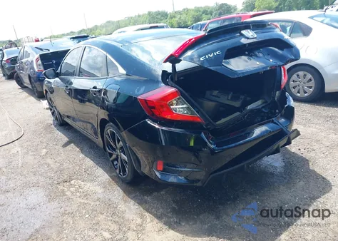 2021 Honda Civic Sport из США, поврежденный, VIN 2HGFC2F87MH550468